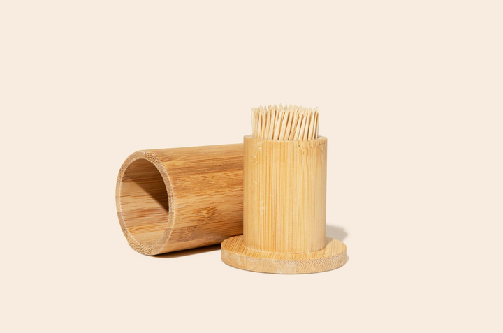 Bamboo Toothpick Holder