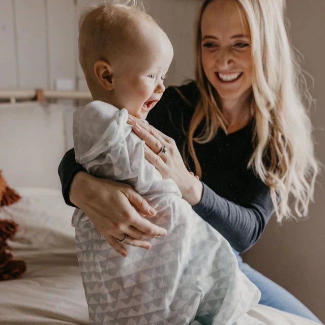 Blue Mountains Swaddle Baby Blanket