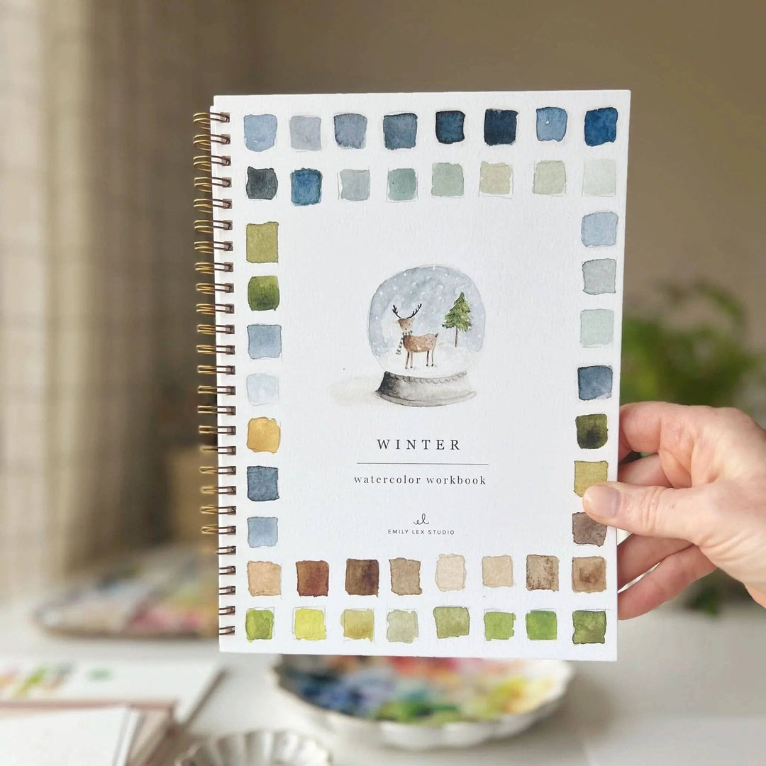 Winter Watercolor Workbook by Emily Lex
