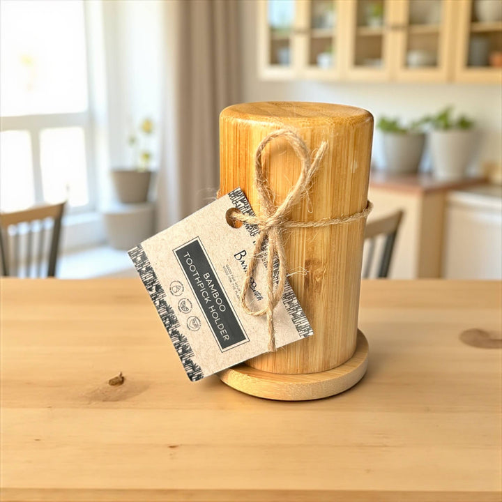 Bamboo Toothpick Holder