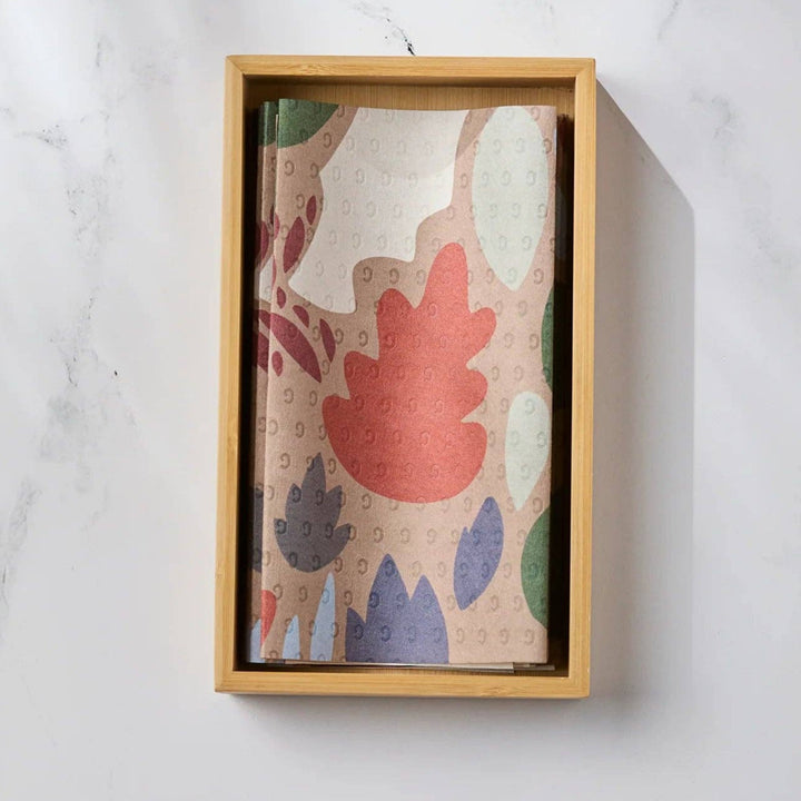 Cut Paper Leaves Mocha Not Paper Towels by Geometry