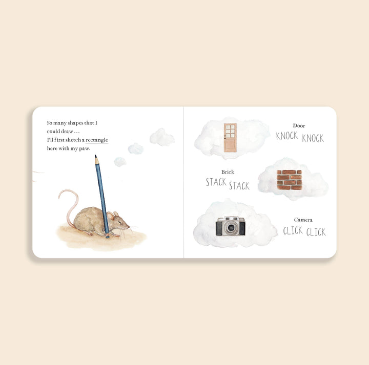 Scribble Scrabble: A Board Book of First Words