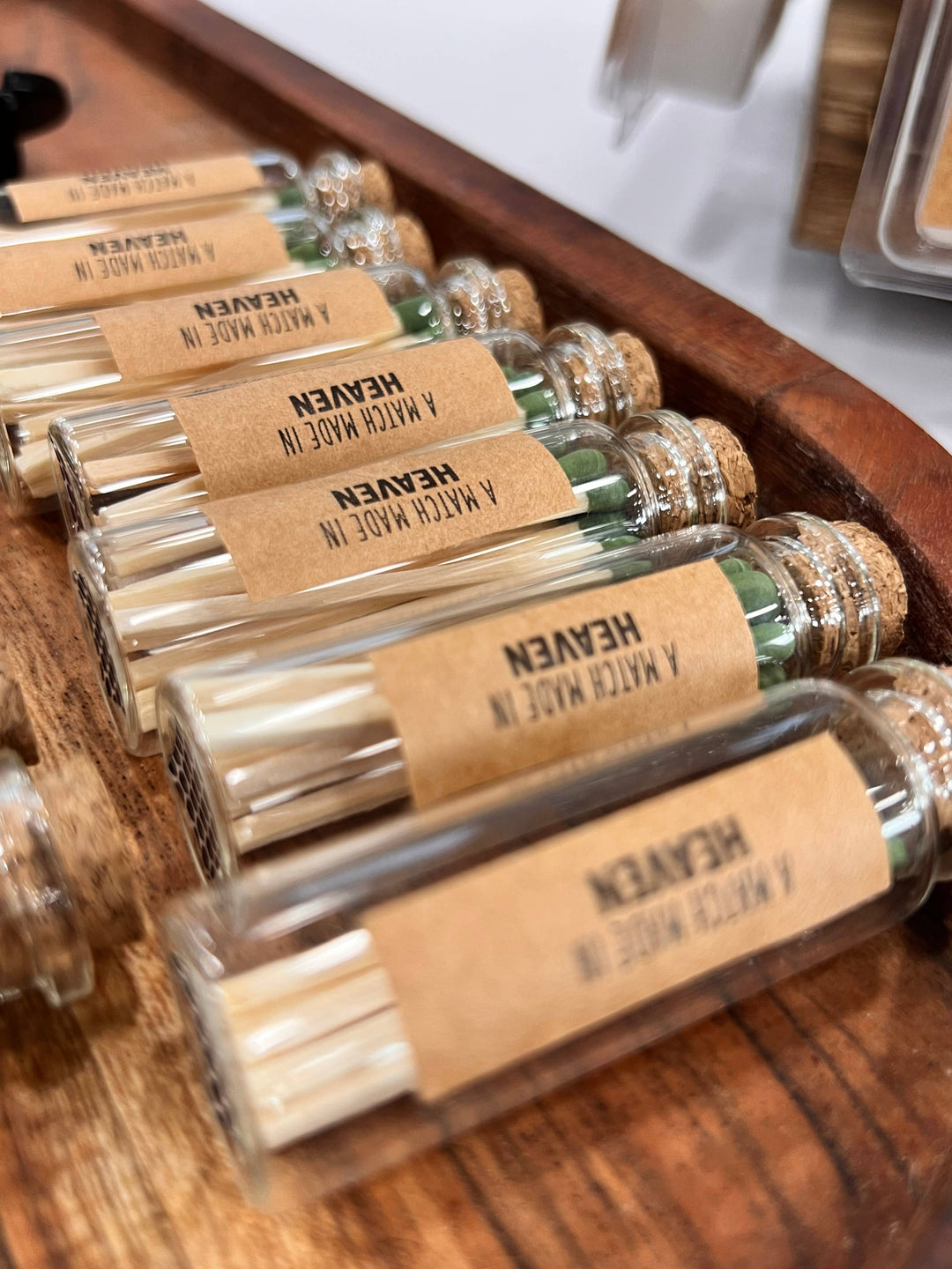 Corked Glass Bottle of Matches