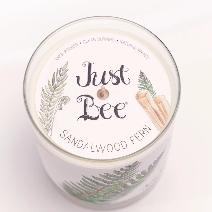Sandalwood Fern Candle by Just Bee