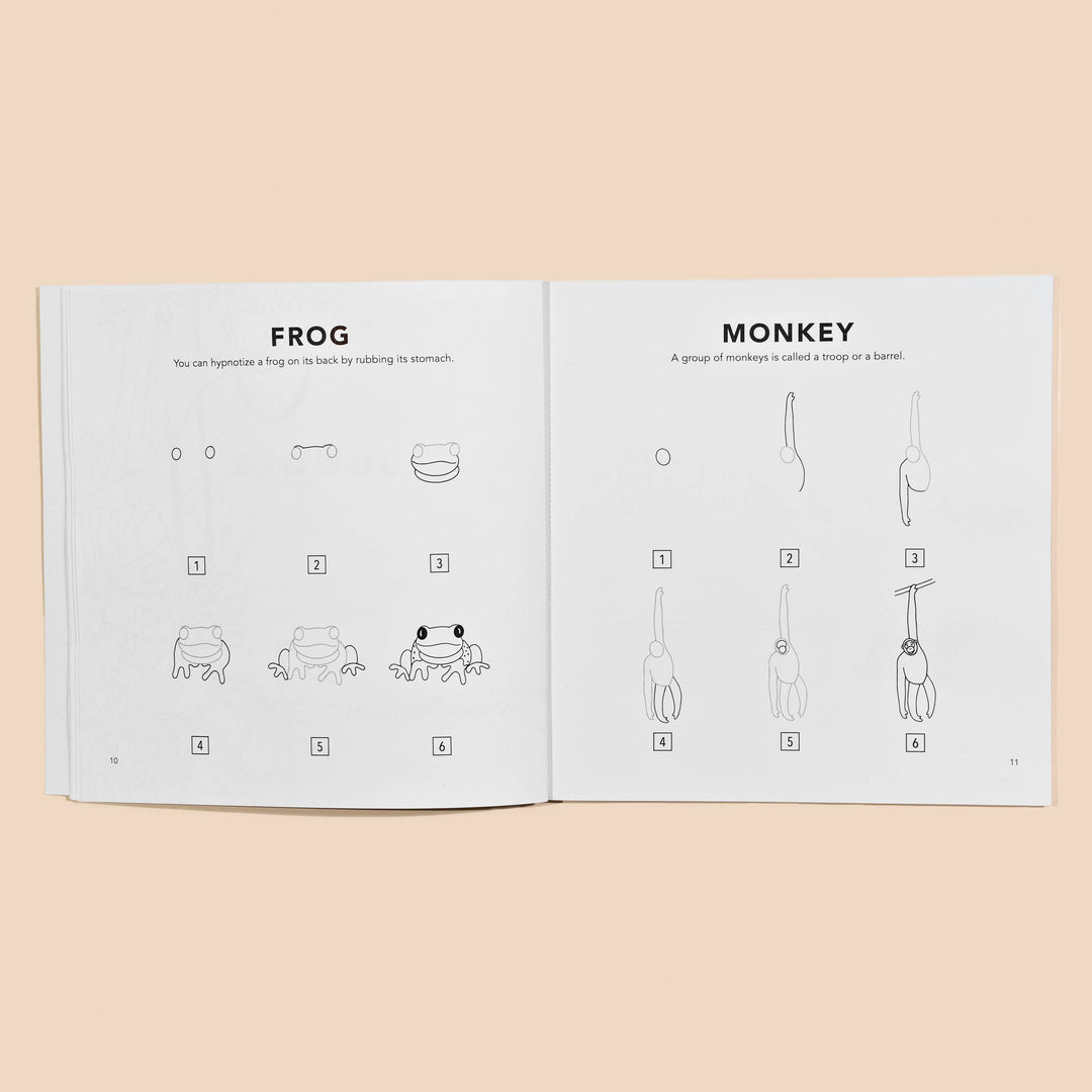 All The Animals: A How to Draw Art Book for Kids