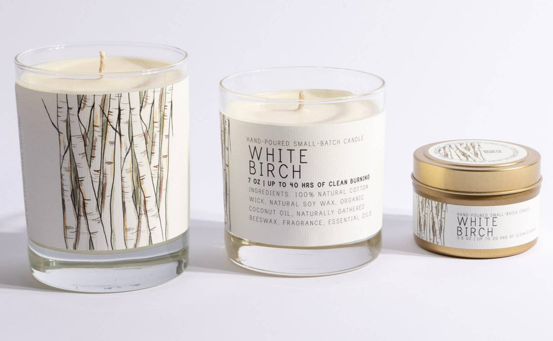White Birch Candle by Just Bee