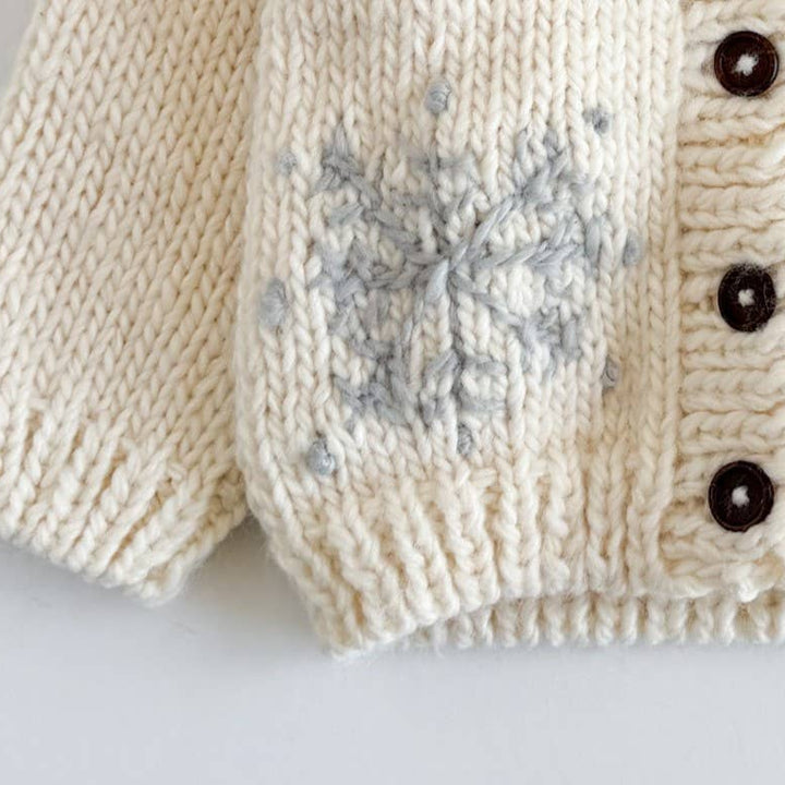 Snowflake Cardigan Sweater