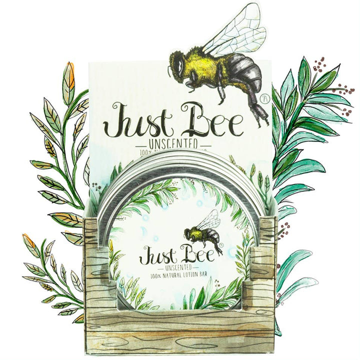 Unscented Beeswax Natural Lotion Bar