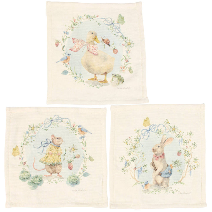 Garden Friends Hooded Towel Set
