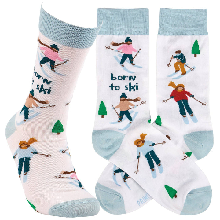 Born To Ski Socks
