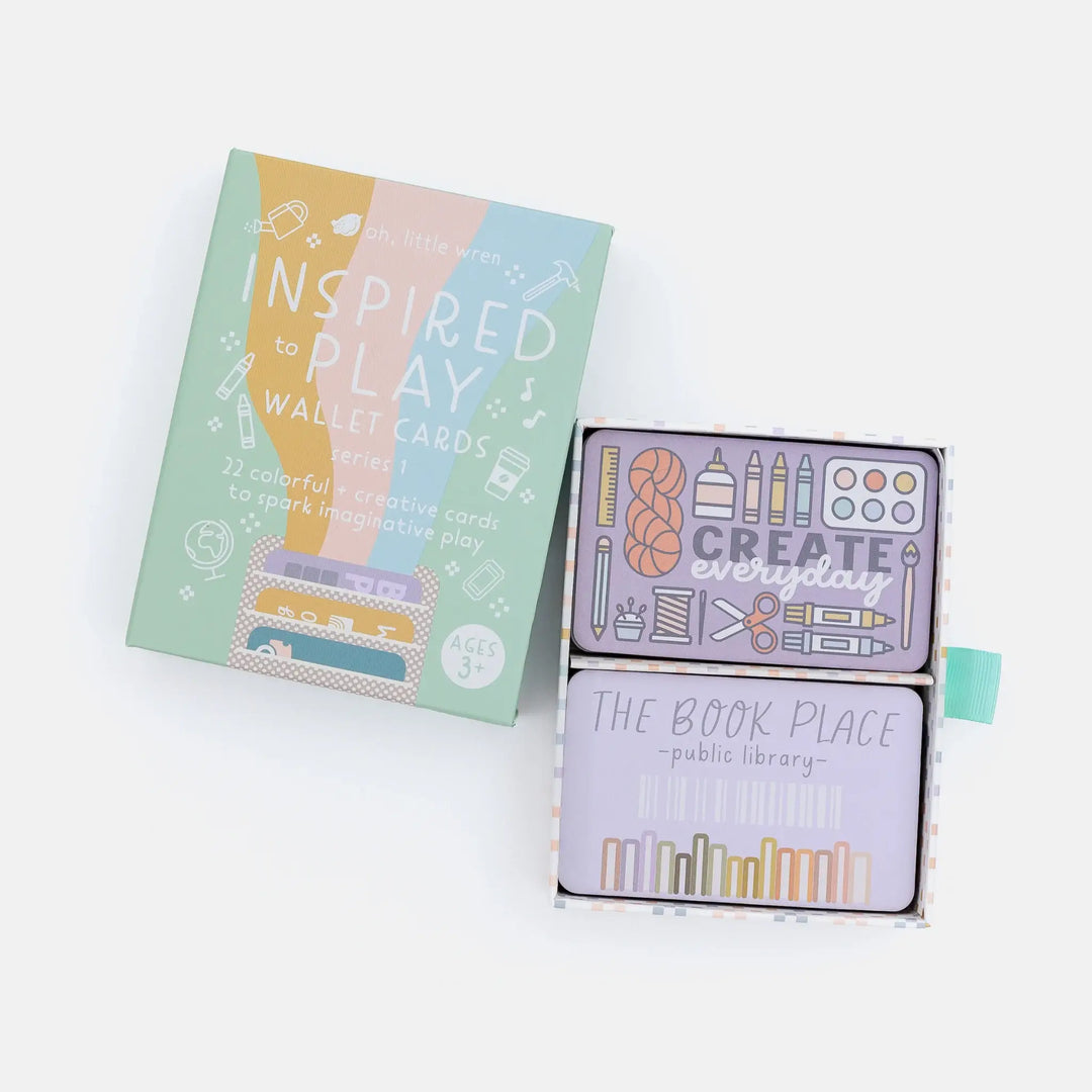 Pretend Imaginative Play Wallet Cards