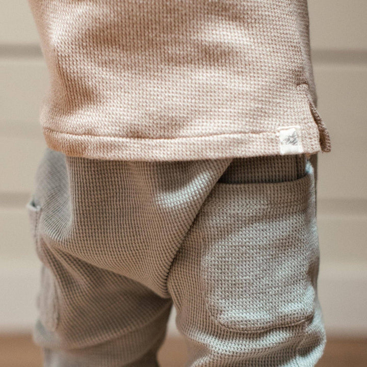 Organic Thermal Boy Tee & Pants Set