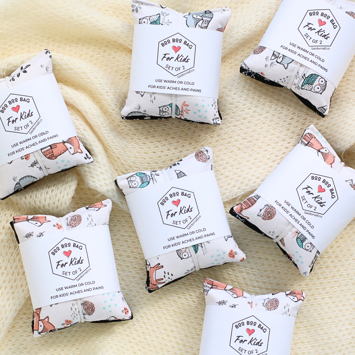 Boo Boo Bag Hot Cold Rice Packs 2pc. Bundle