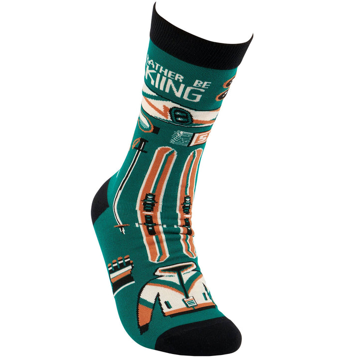 I'd Rather Be Skiing Socks