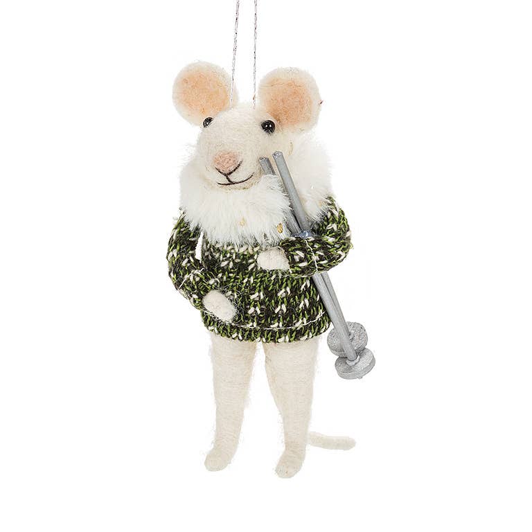 Winter Mouse Ornament