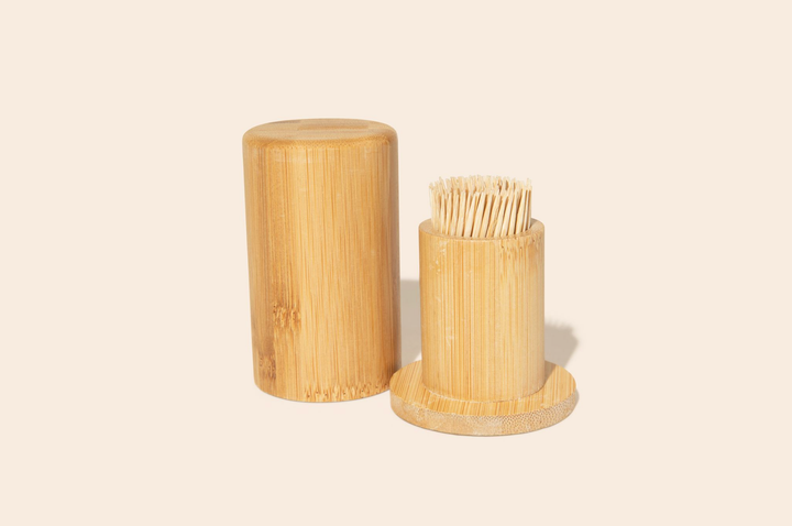 Bamboo Toothpick Holder