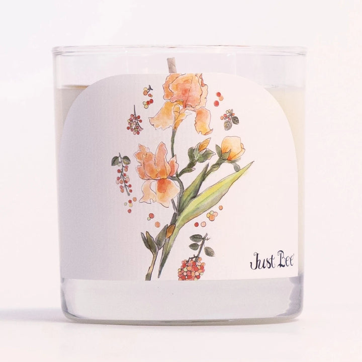 Iris & Pink Peppercorn Candle by Just Bee