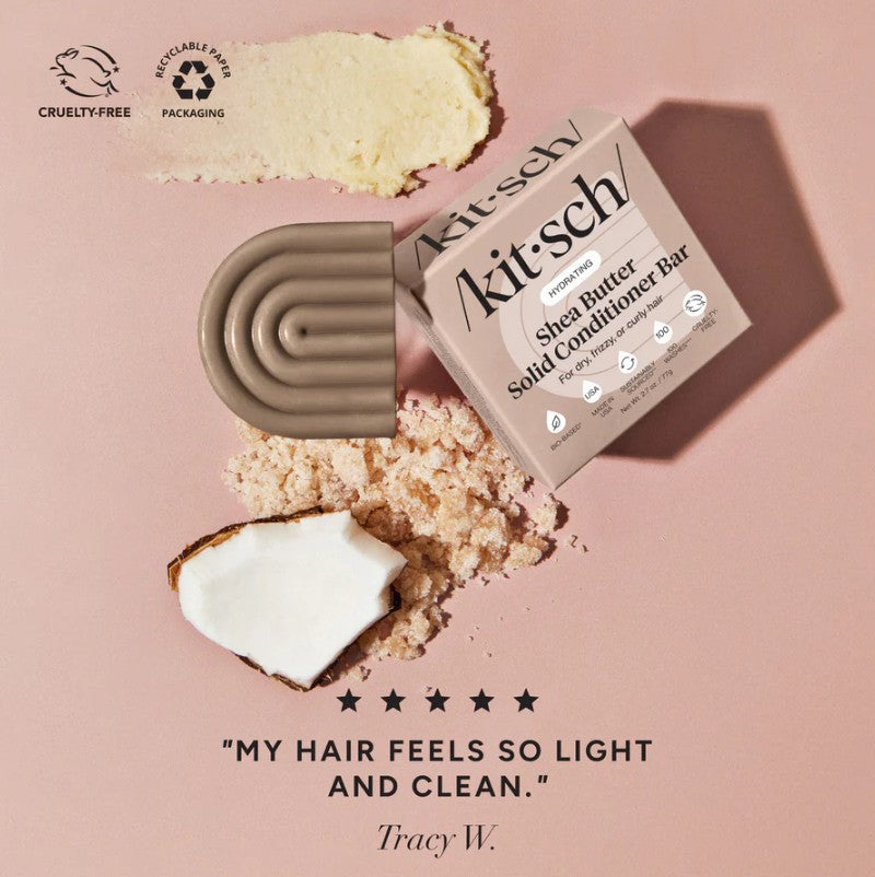 Shea Butter Hydrating Conditioner Bar by Kitsch