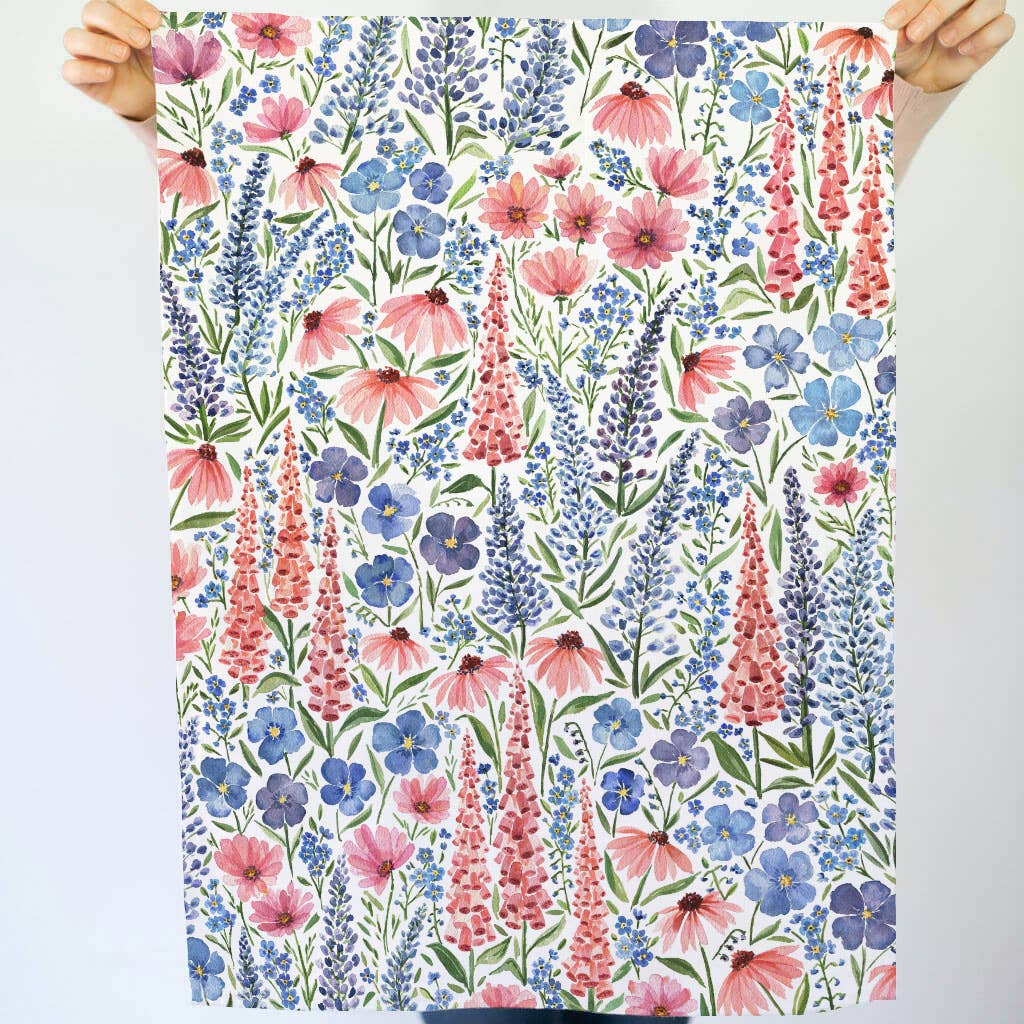Wildflower Tea Towel