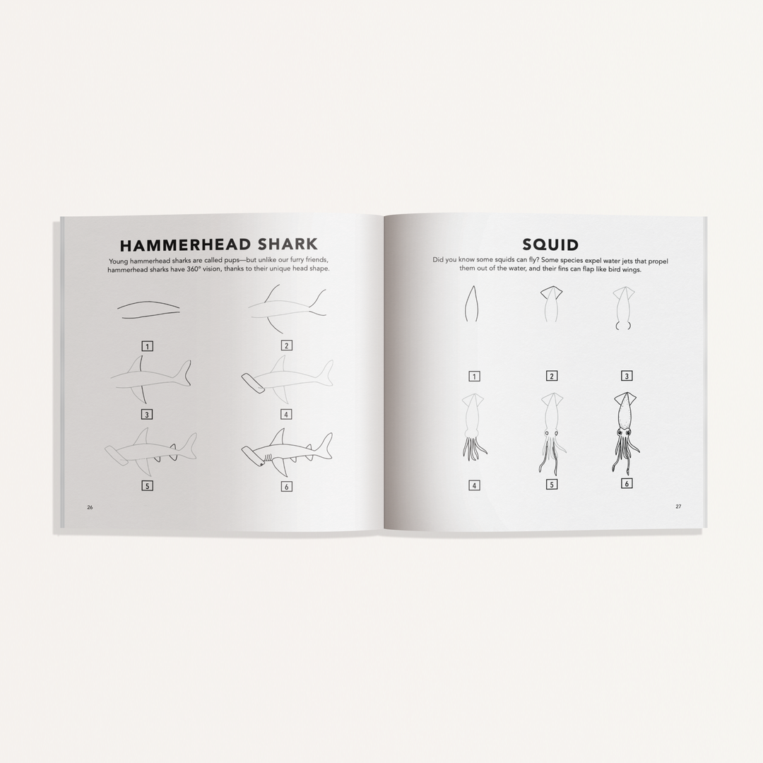 Under the Sea: How to Draw Travel Size for Kids