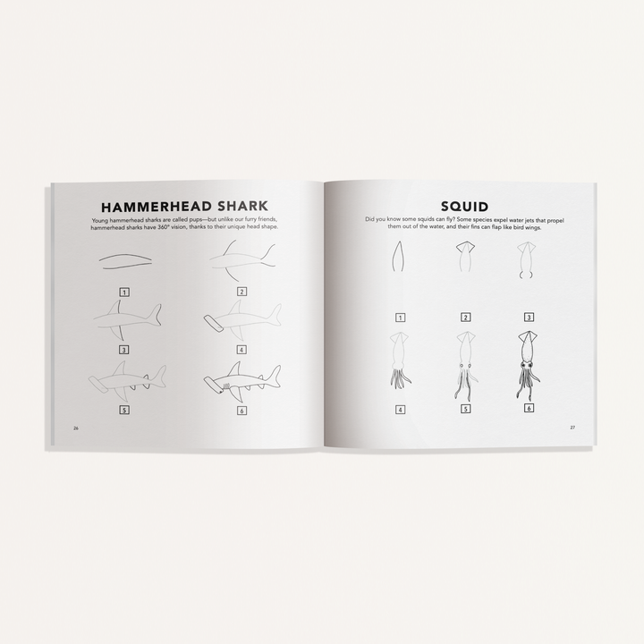 Under the Sea: How to Draw Travel Size for Kids