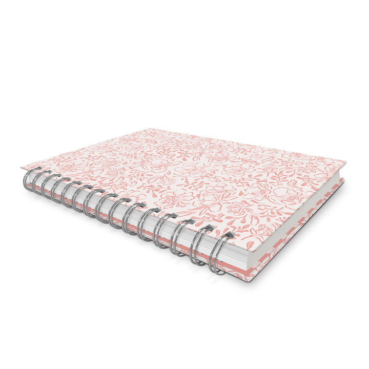 Blushing Blooms Oliver Notebook with Pen Pocket