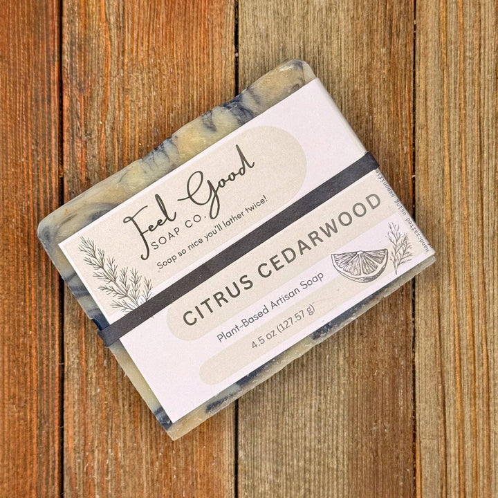 Citrus Cedarwood Organic Coconut Milk & Shea Butter Soap