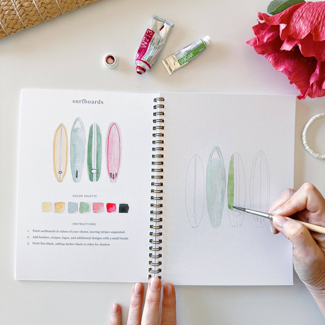 Tropical Watercolor Workbook by Emily Lex