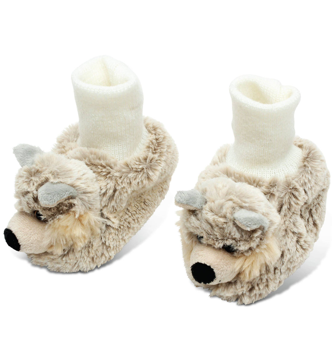 Super Soft Plush Baby Shoes - Wolf