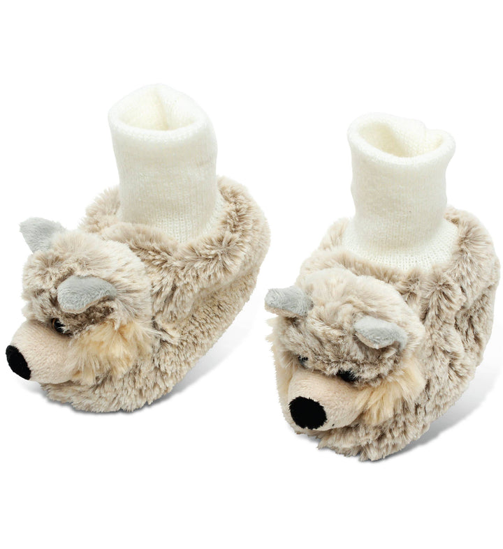 Super Soft Plush Baby Shoes - Wolf