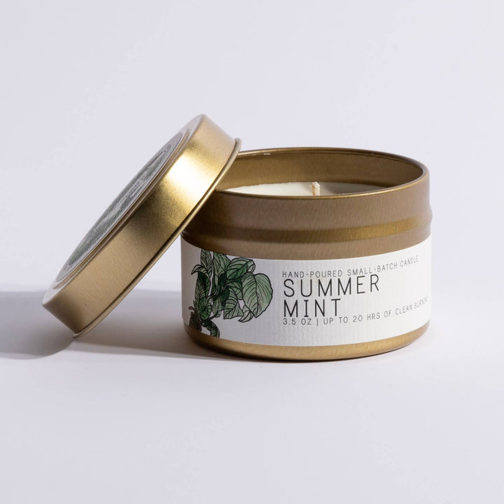 Summer Mint Candle Tin by Just Bee