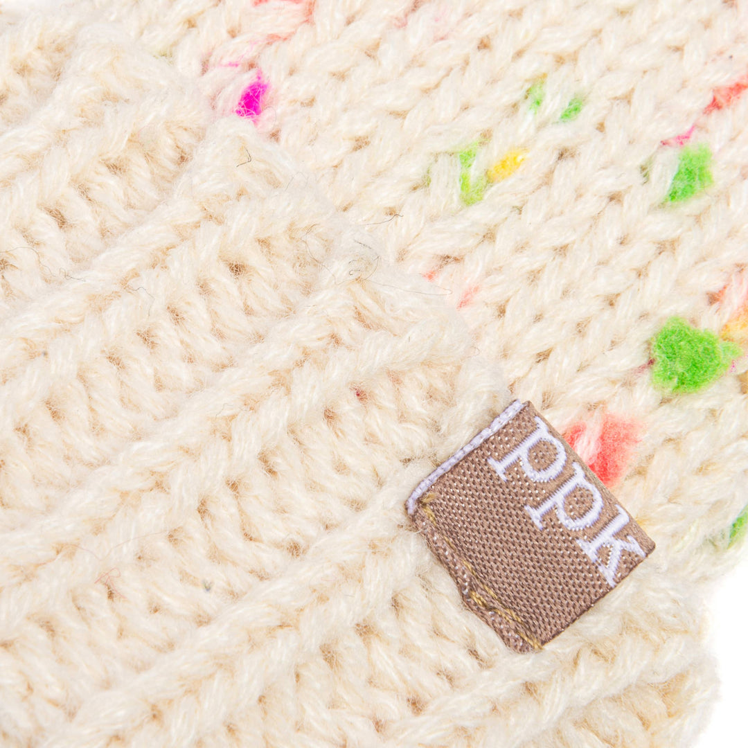 Girls Speckled Knit Mittens