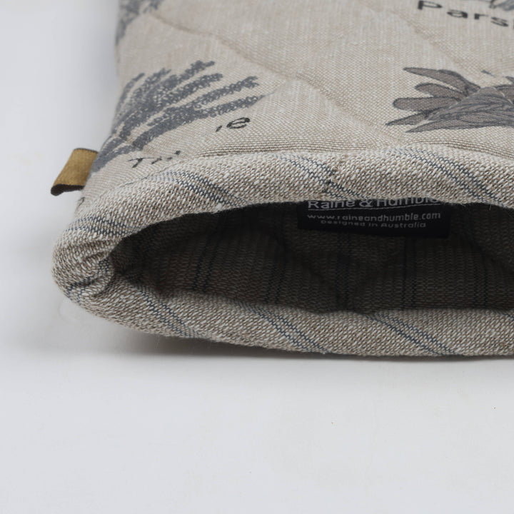 Oven Glove - Herbs Charcoal