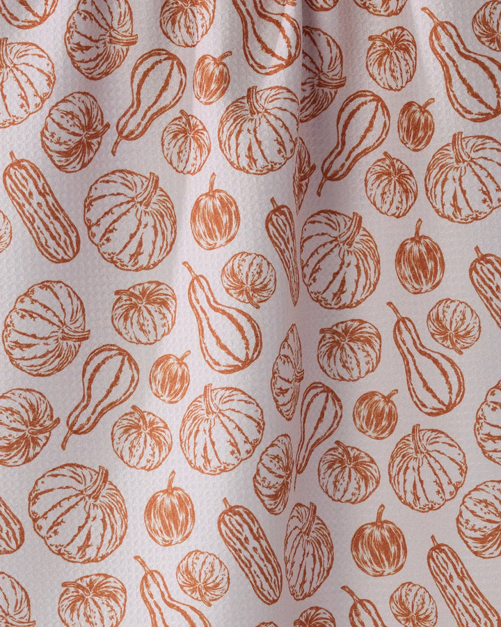 Harvest Sketch Tea Towel by Geometry