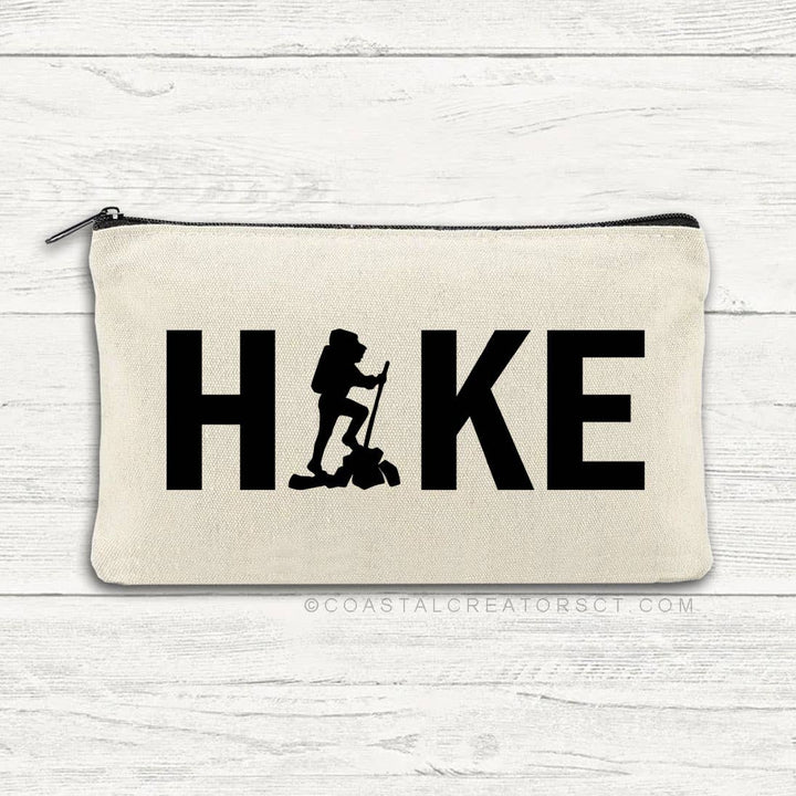Hike Hiking Multi-Use Canvas Zipper Pouch Bag