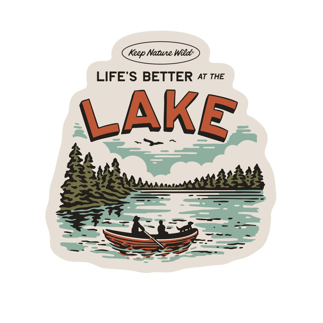 Life's Better At The Lake Sticker