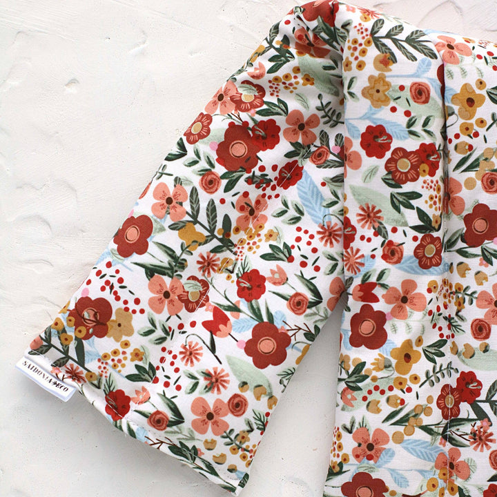 Neck and Body Therapy Wrap in Boho Flower Print