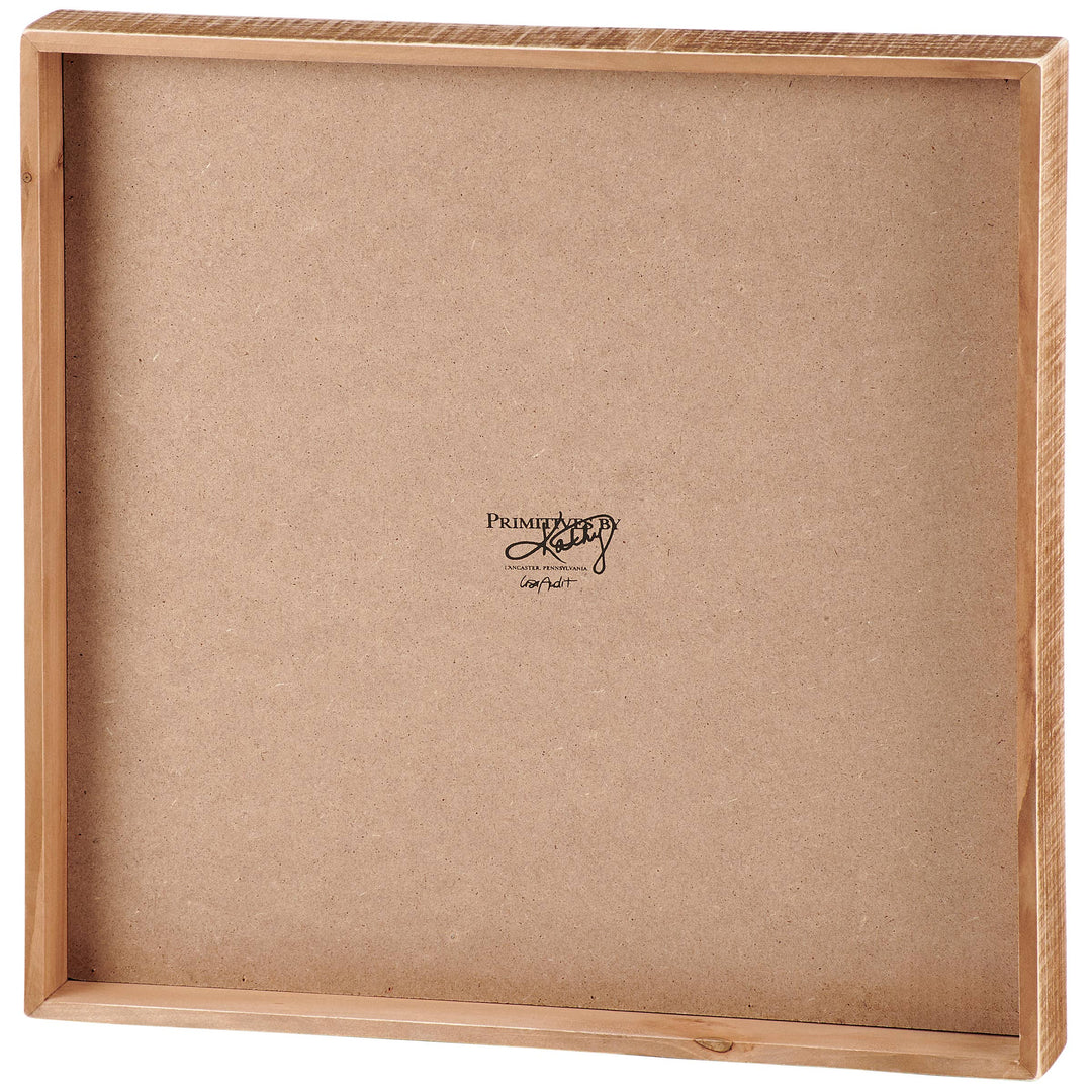Daisy Inset Box Sign