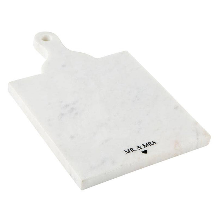 Marble Board with Handle - Mr. & Mrs.
