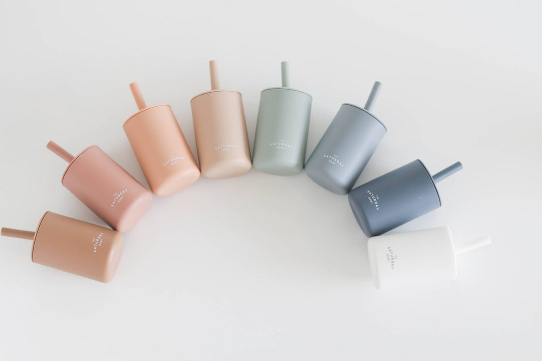 Kid Silicone Straw Cups