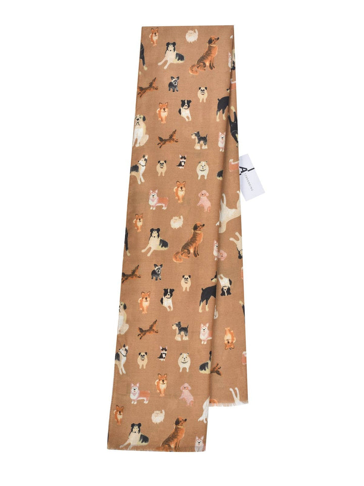 Cute Dog Pattern Scarf