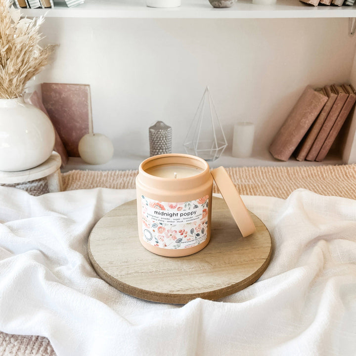 Midnight Poppy Deluxe Candle Tin