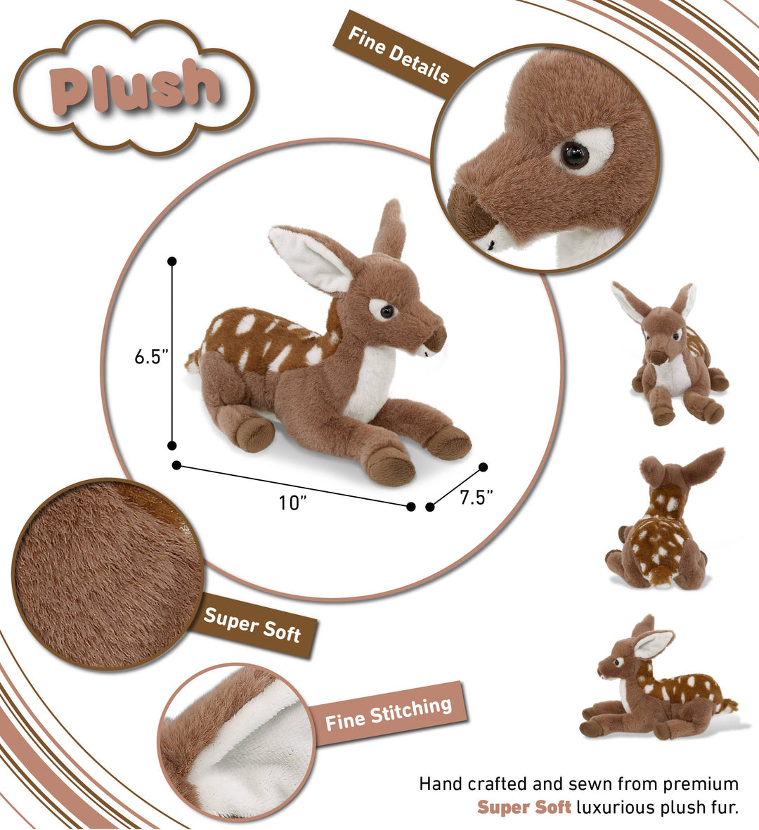 Super Soft Plush Fawn Deer