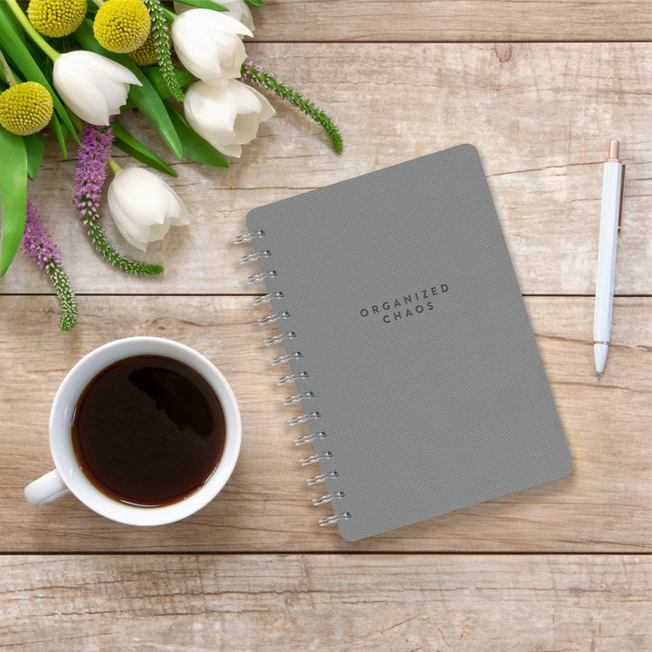 Agatha Notebooks Organized Chaos in Gorgeous Gray