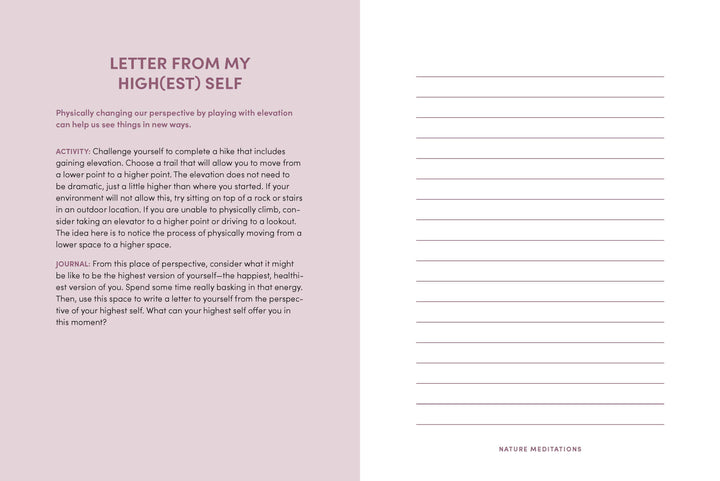 Nature Meditations Journal