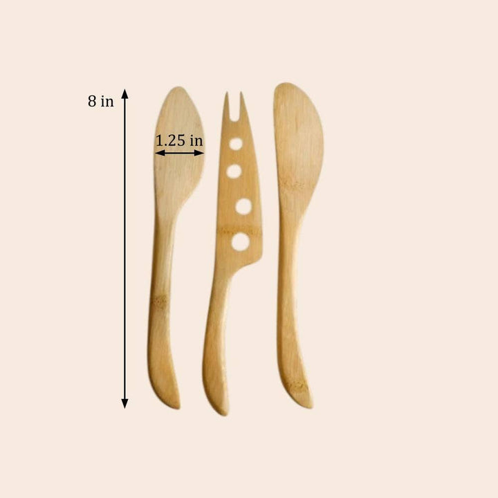 Charcuterie Bamboo Cheese Knife Set