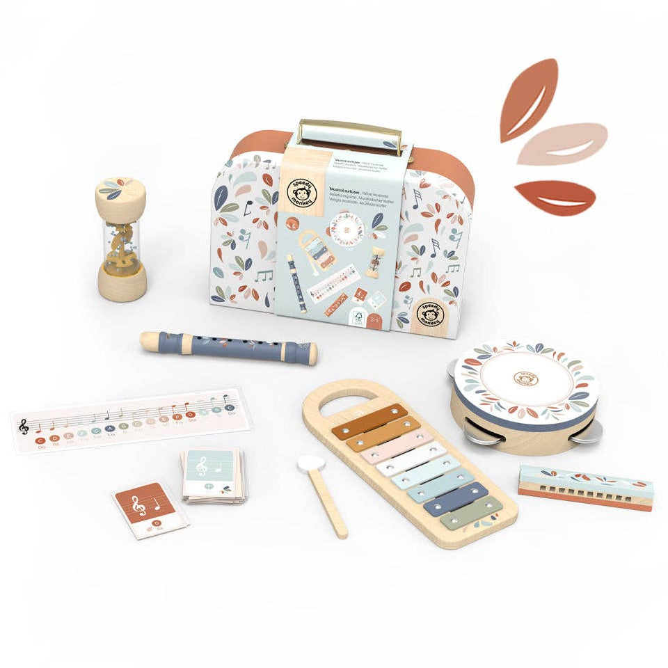 Musical Set 5 Instruments in Travel Suitcase