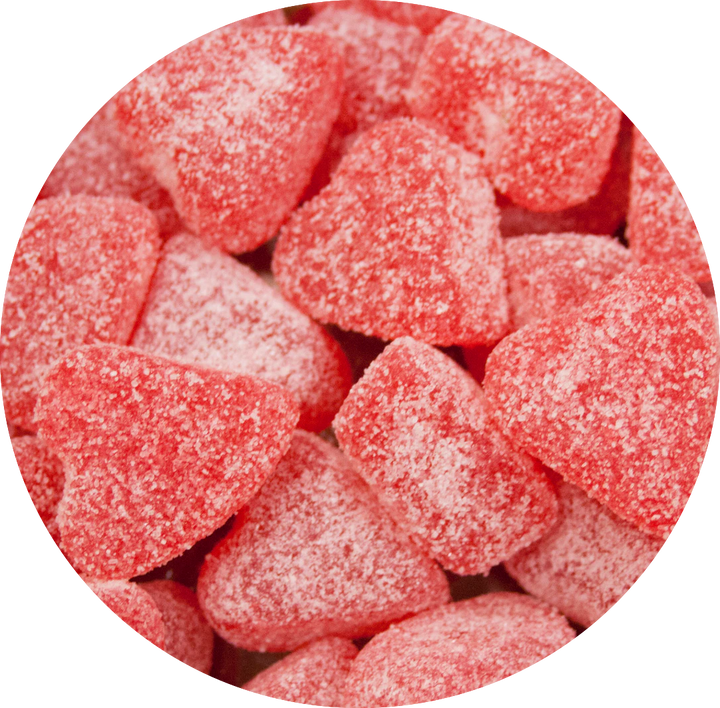 Sour Cherry Jelly Hearts