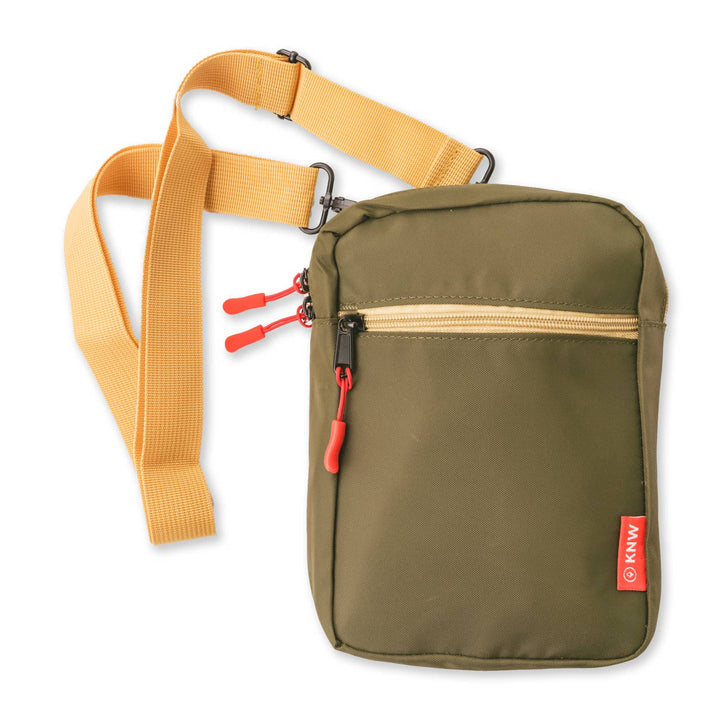 Recycled Crossbody Bag Olive/Khaki