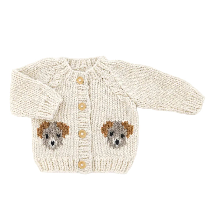 Puppy Cardigan Sweater